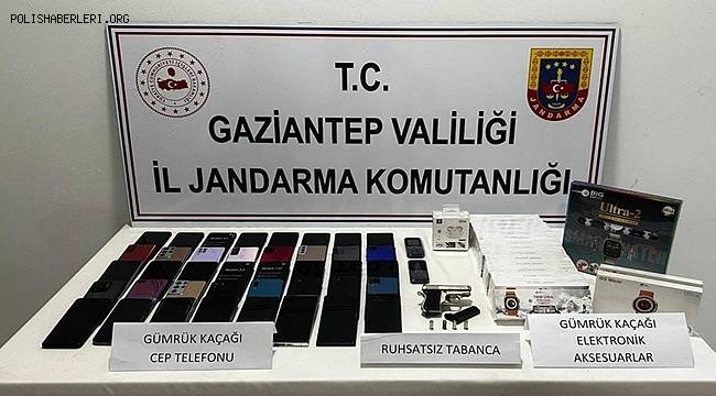 Gaziantep’te 2 milyon TL değerinde kaçak telefon ele geçirildi 