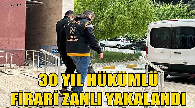 30 Yıl Hükümlü Firari Zanlı Manisa Polisinden Kaçamadı