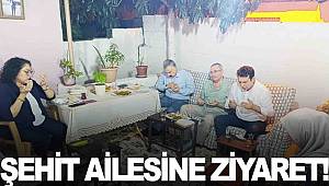 Emniyet Müdürü Aktaş’tan şehit Ali Aksoy’un ailesine ziyaret