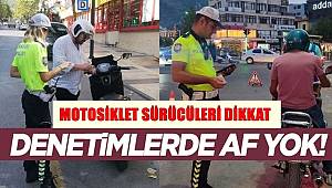 Manisa’da motosiklet sürücüleri dikkat! Denetimlerde af yok