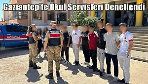 Gaziantep'te Okul Servisleri Denetlendi 