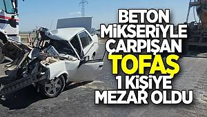 Hatay'da beton mikseriyle otomobil çarpıştı! 1 ölü, 1 yaralı