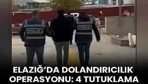 Elazığ'da Dolandırıcılık Operasyonu 